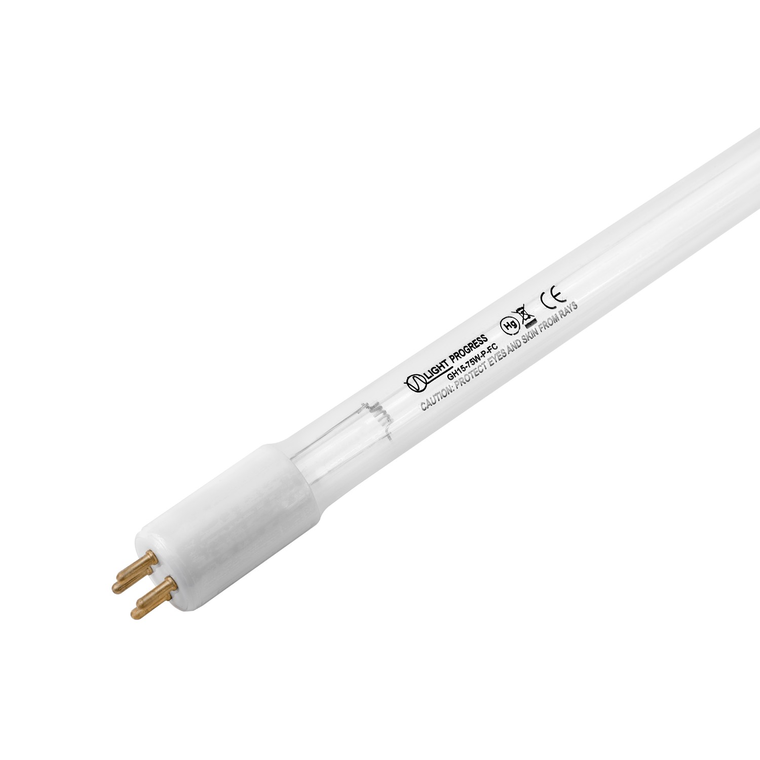 GH15-75W — Гермицидная лампа 75W, 4-контактная (T5 × 1554 мм)